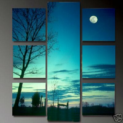 Dafen Oil Painting on canvas sunglow -set655